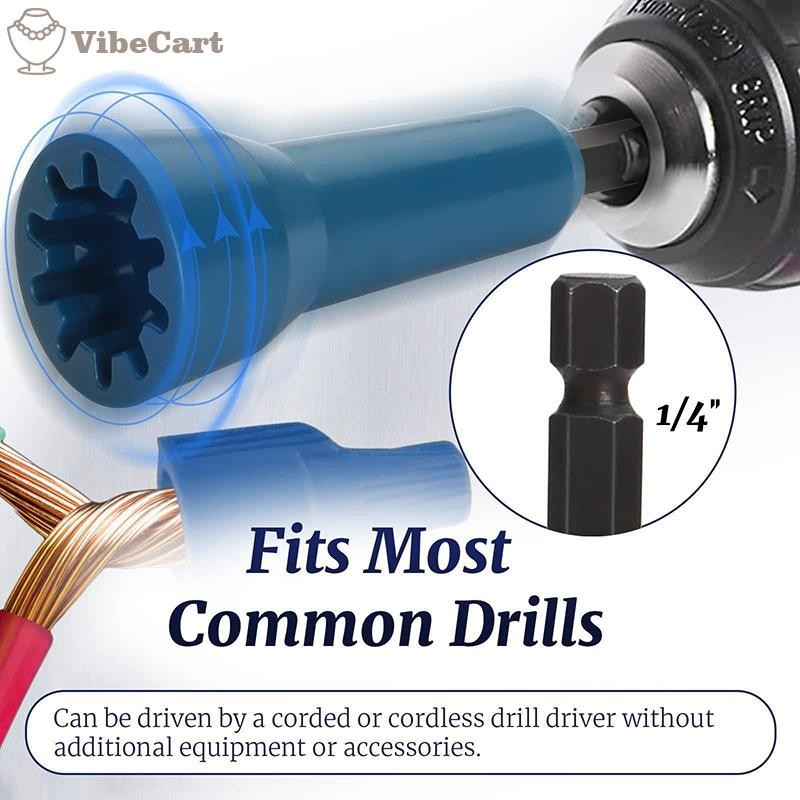 VibeCart‌ Dây Xoắn Dụng Cụ Dây Twister Đai Ốc Driver Electrician Twister Cho Máy Khoan Điện Twister 