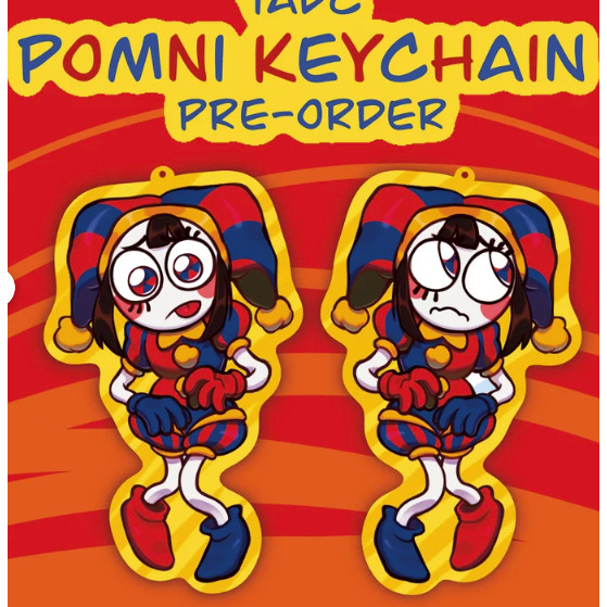 The Amazing Digital Circus: Pomni Keychain