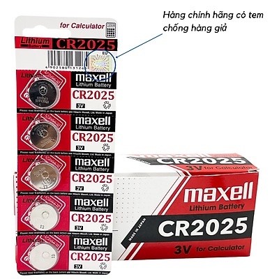 PIN MAXELL LITHIUM CR2025 - 3V