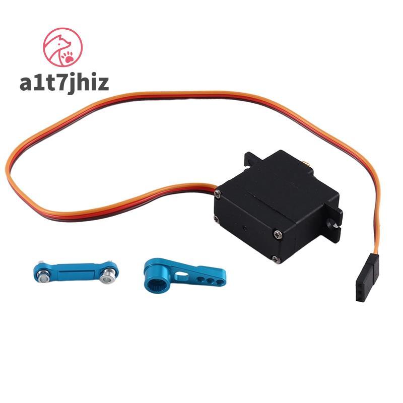 Servo bánh răng kim loại ba dây với thanh servo cánh tay cho 144001 124019 124018 Phụ tùng nâng cấp 