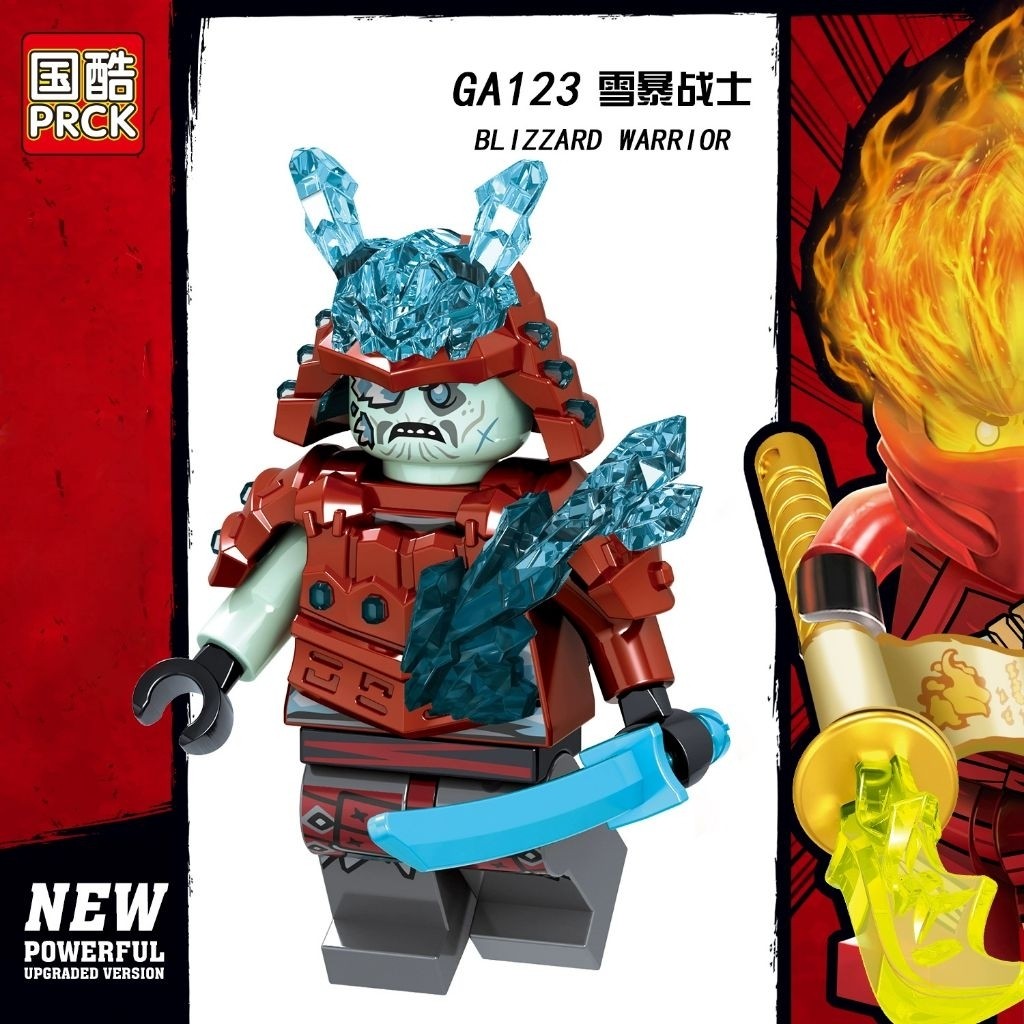[IN LƯNG][2 MẶT](SẴN HÀNG)Chiến Binh Băng Giá-Samurai Băng-Minifigures Ninjago season 11