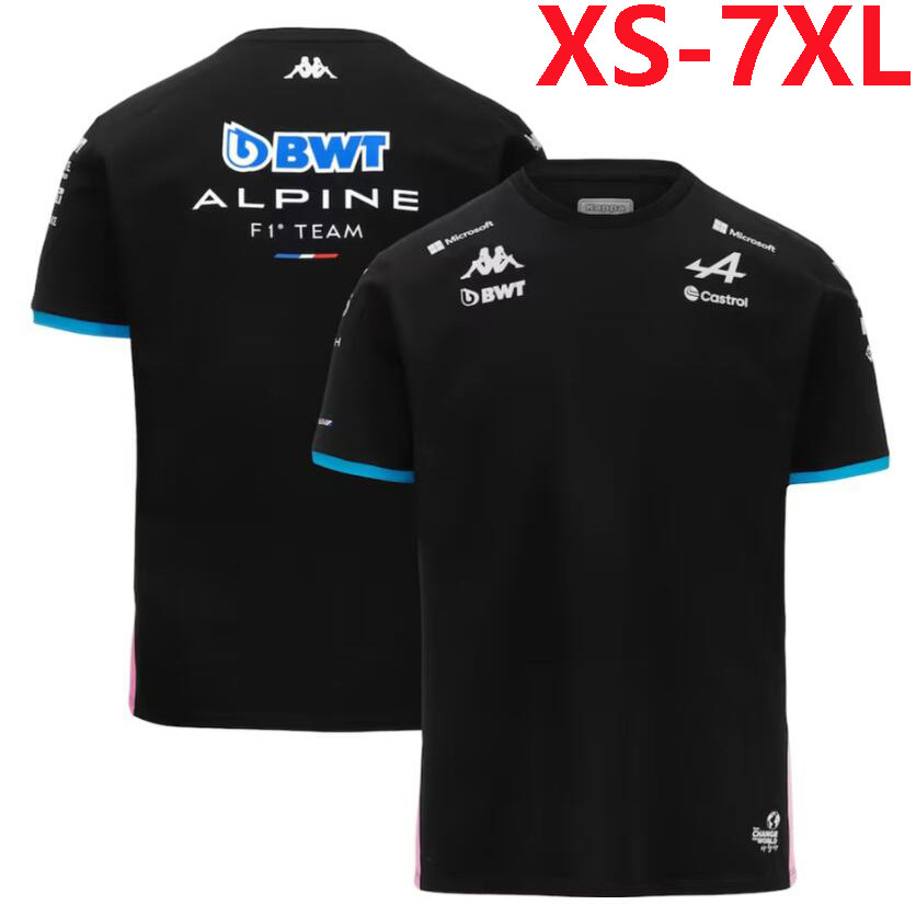 2026 Áo thun ngắn tay Unisex F1 mới + F1 BWT Alpine Racing Team Jersey