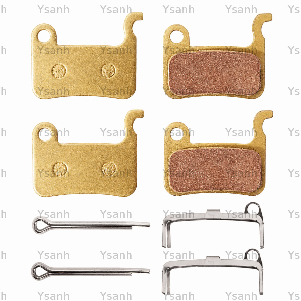 YSANH 2 Cặp Má Phanh Đĩa Xe Đạp, Má Phanh Đĩa Kim Loại Đế Đồng, Cho Aventure / Level / Pace 500 / Pa