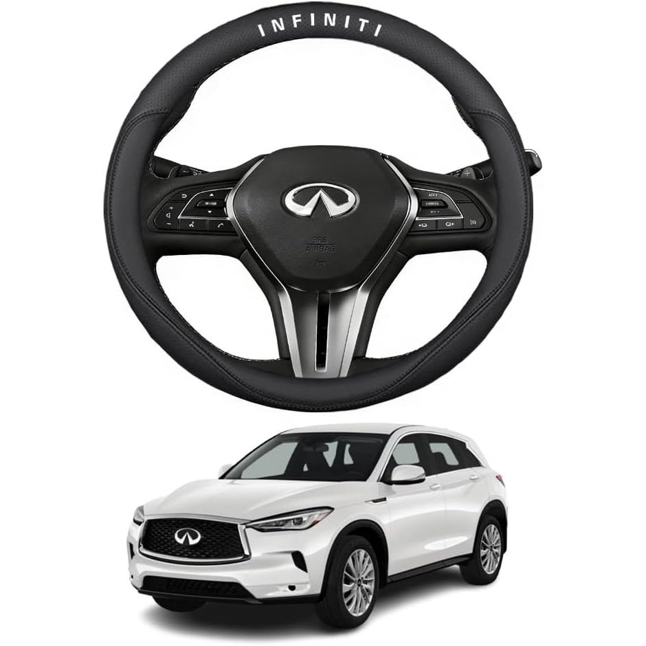Phụ kiện nội thất tùy chỉnh cho Infiniti Q50 2014-2024 QX50 / QX55 2019-2025 QX60 Vỏ vô lăng thể tha