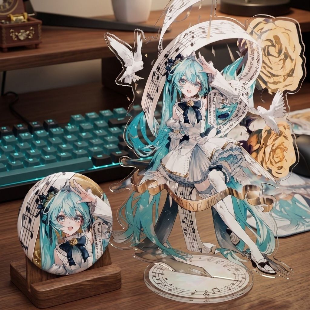 大 ❈ ▽ ❈ ❈ ❈ ❈ ❈ ❈ ♧ 米 ❈ ❈ ❈ ❈ ❈ ✲ ❈ ❈ ❈ ❈ Huy hiệu Hatsune Miku, hàng hóa, hàng hóa, hàng hóa otaku 