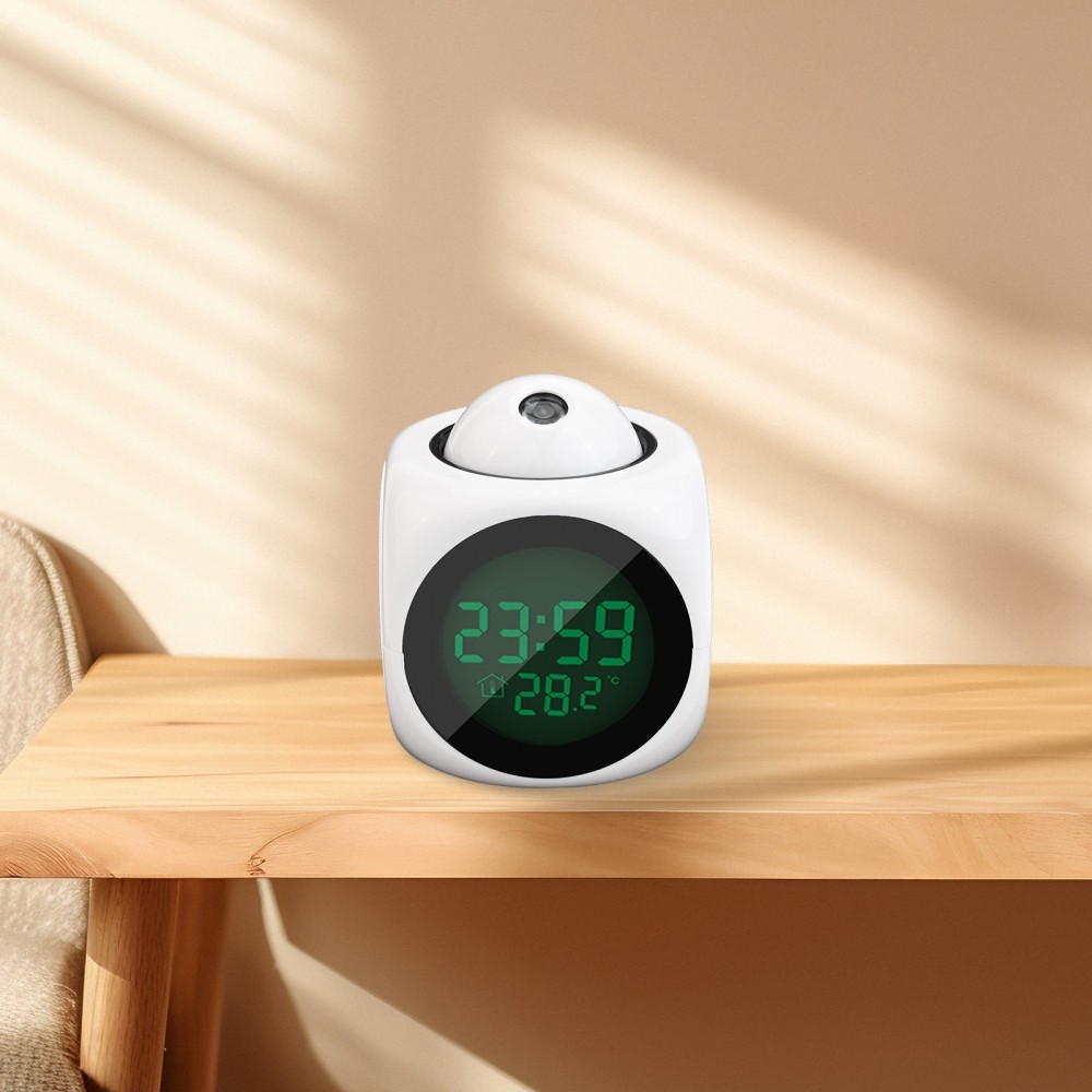 [DOLLDOLL-VN]Dome Design Nightlight Projector featuring a Multifunctional Alarm System