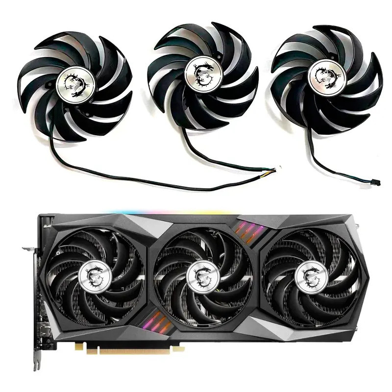 * Dành cho card đồ họa MSI Radeon RX7900XT 7900XTX GAMING TRIO CLASSIC 4PIN 92MM PLD09210B12HH phù h