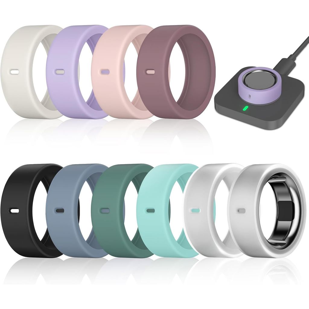 10 Gói Vỏ Nhẫn Tương Thích Với Oura Ring Gen 4 / 4 Gốm Sứ, Oura Ring Gen 3 Horizon / Heritage, Hỗ Tr