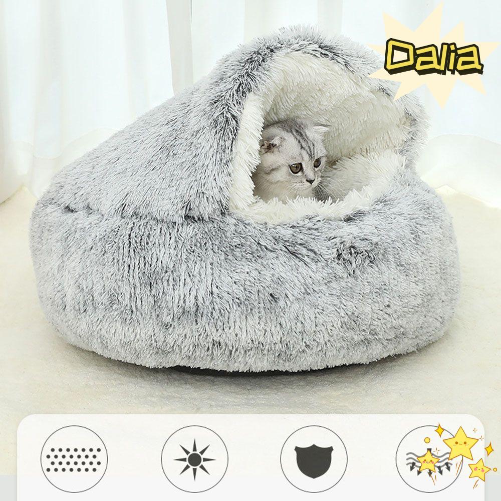 DALIA Pet Cat Bed Winter Long Plus Plus Plus Shell Nest Soft Dog House