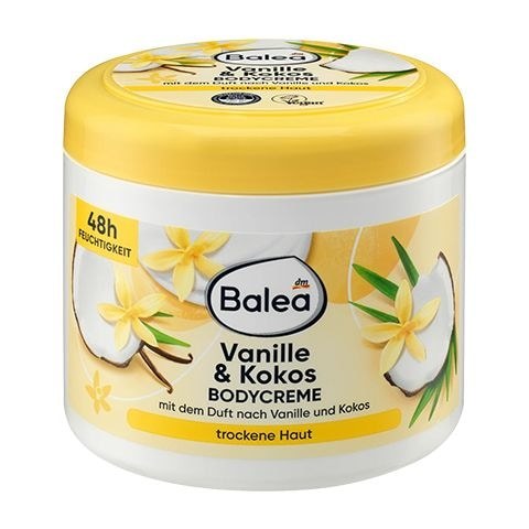 Đức Balea Balea Vanilla Coconut Body Lotion Dưỡng Ẩm Dưỡng Ẩm Lâu Dài Làm Mới Sữa Hương Thơm 500ml C