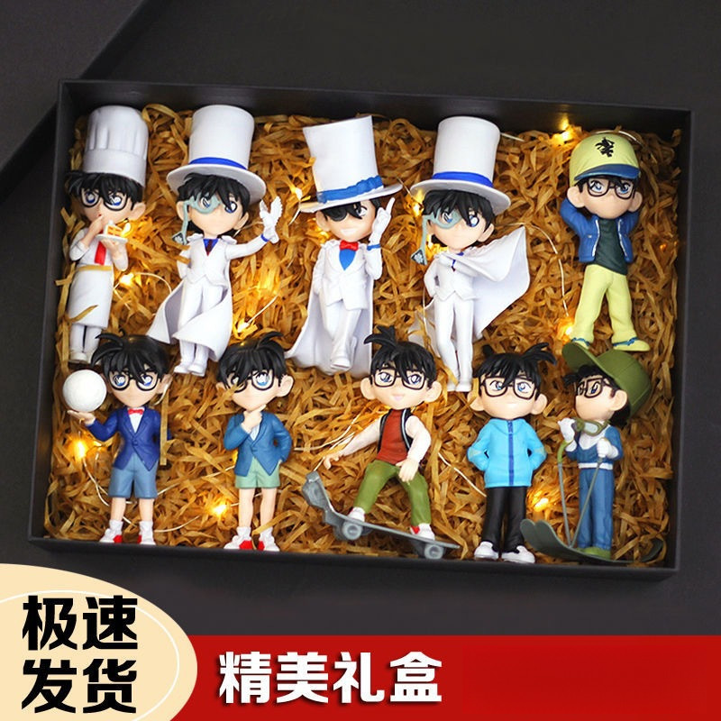 Anime Nhật Bản Ke Nan 's Hand-Made Kuroha Kudo Kid Kudo Shinichi Anime Búp Bê Trang Trí Mô Hình Hàng
