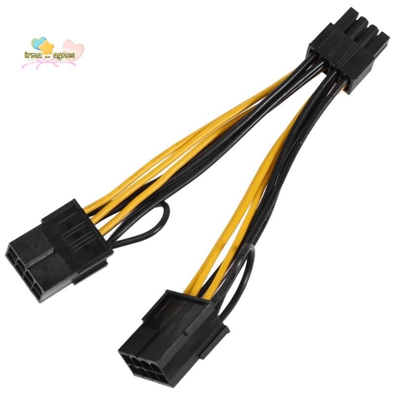 Cáp nguồn 8Pin sang Dual 8Pin (6 + 2) Cáp nguồn GPU cho K80 M40 M60 P40 P100