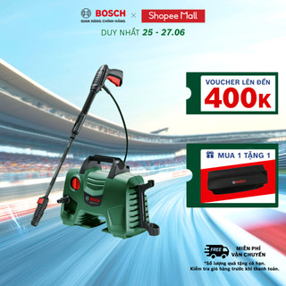 Bộ máy phun xịt rửa bosch easyaquatak 110 + 1 đầu phun 90 độ + 1 dây nối dài 6m