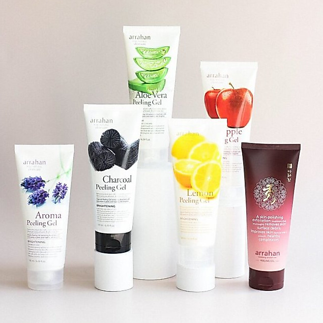 Tẩy Tế Bào Chết Arrahan Peeling Gel 180ml, Tẩy Da Chết Giúp Da Trắng Sáng - Chính Hãng Aikomi