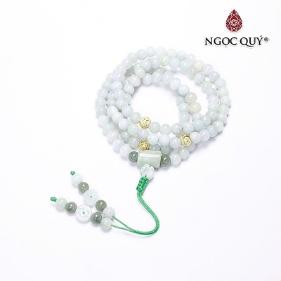 Vòng chuỗi 108 hạt cầm thạch jade - Ngọc Quý