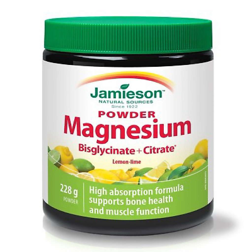 (Bill Canada) Bột Magnesium Bisglycinate Jamieson Canada