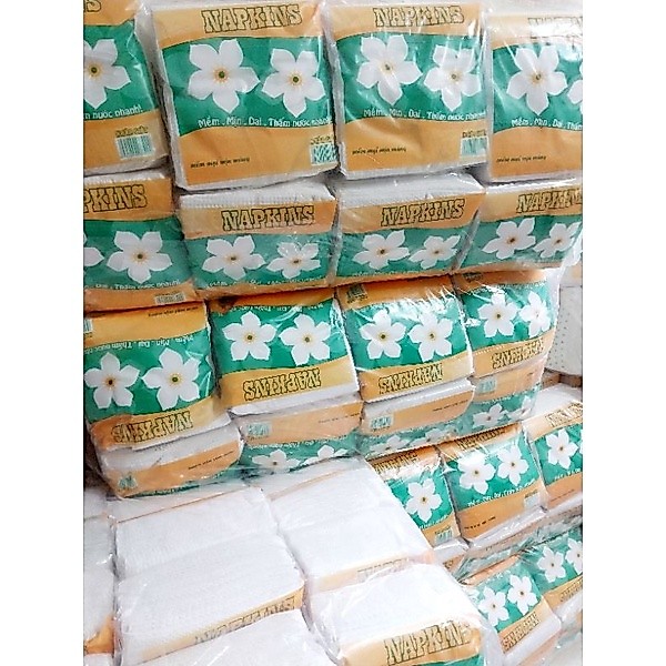 Hỏa tốc [ COMBO 20 GÓI ] Giấy Vuông Bông Mai Loại 1.