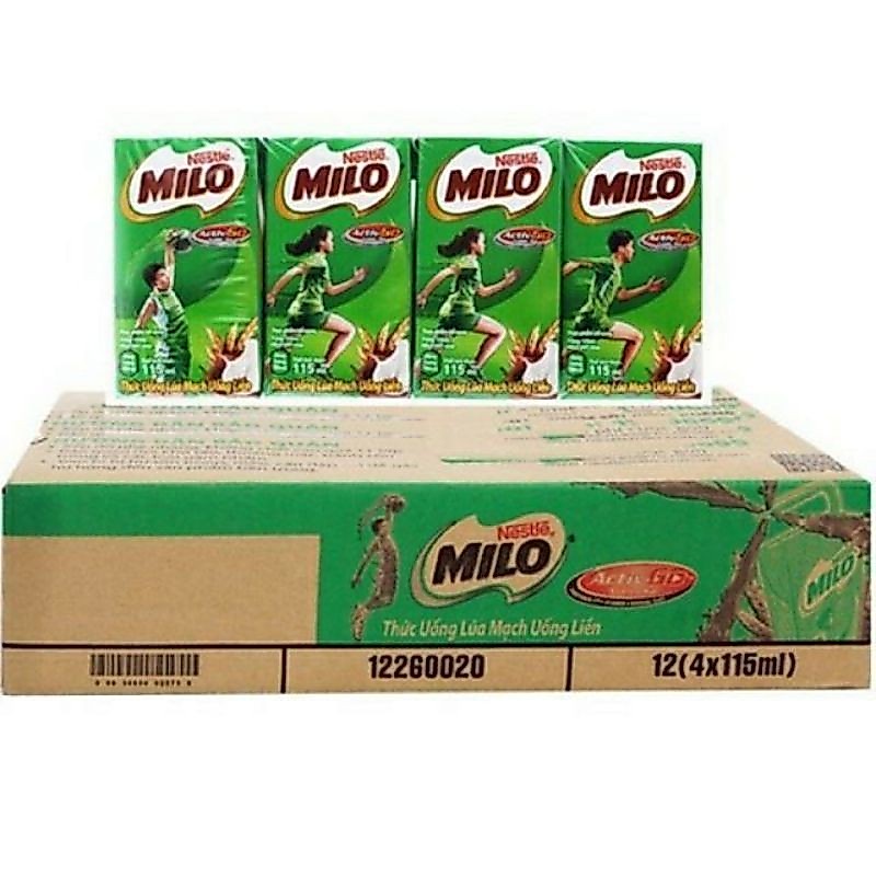 Thùng Sữa Milo 48 hộp x 110ml date mới (không quà)