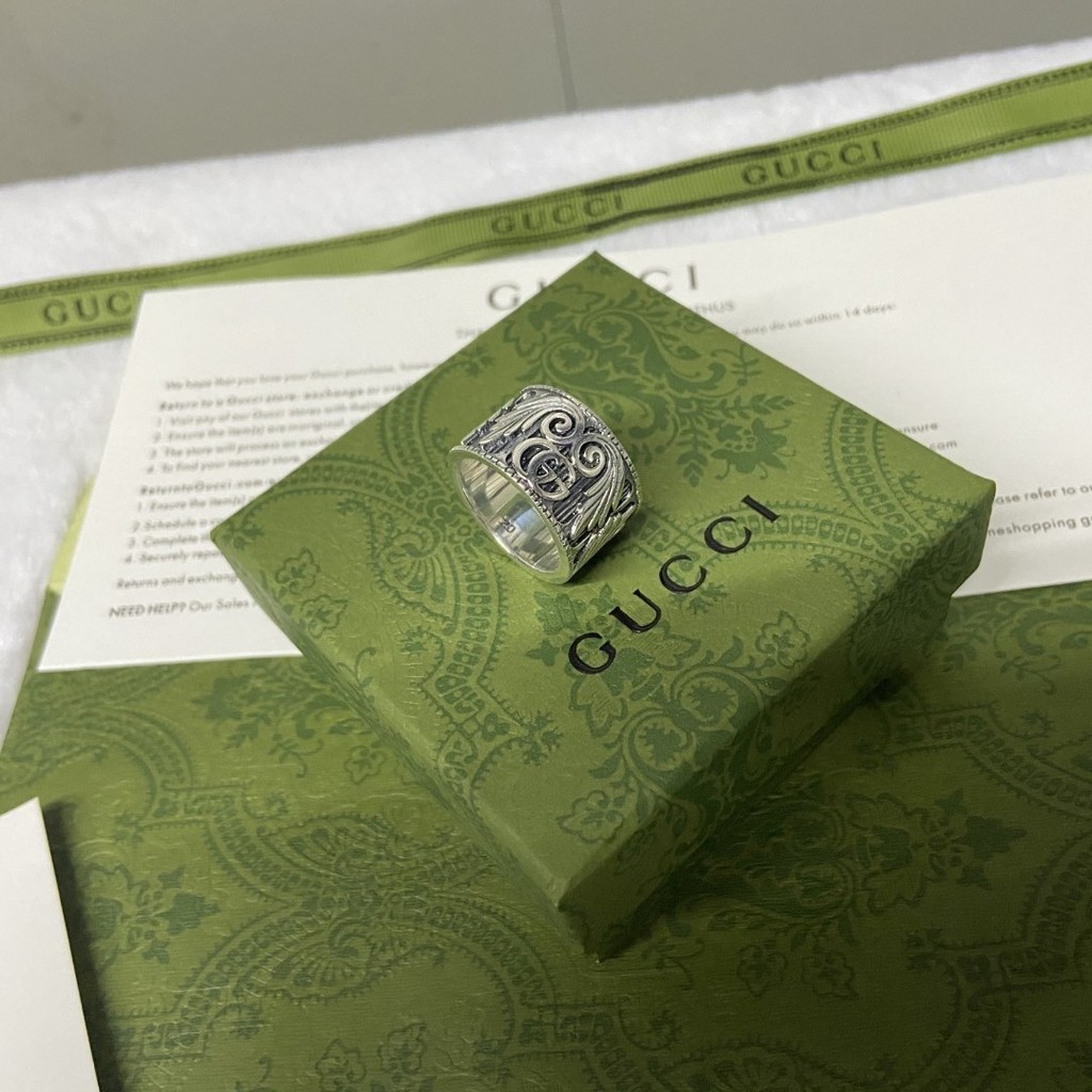 RCLC GG Ancient Home  925Sterling Silver Ring Wing Ring Vintage distressed ring