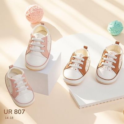 Giày cho bé Ualarogo đế cao su chống trượt an toàn quai dán điều chỉnh bảo vệ ngón chân UR 807