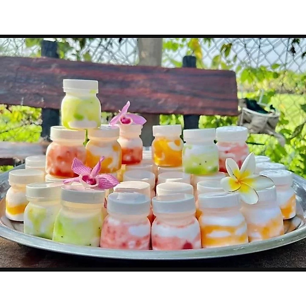 Combo 12 hủ nhựa đựng sữa chua 90ml kèm nắp
