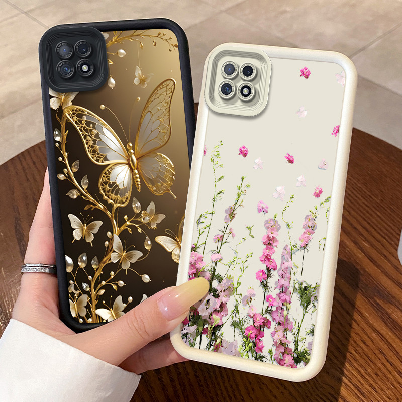 Dành Cho OPPO A72 5G / A73 5G / A72n 5G / A53 5G Ốp Điện Thoại Hoa Dễ Thương Hoạt Hình Thời Trang Ốp