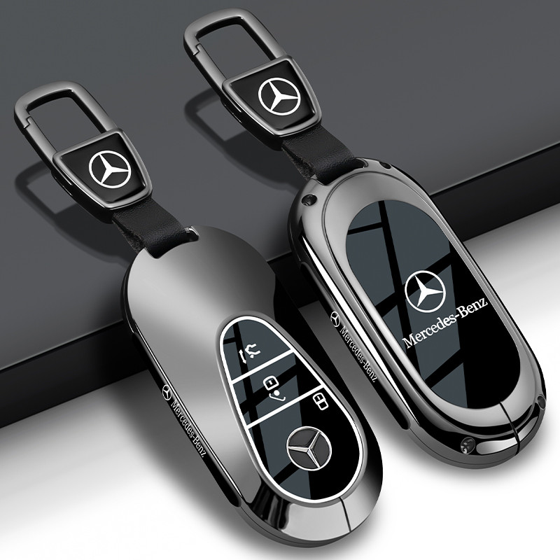 2025 Mercedes-Benz GLC300L Chìa Khóa 24 E300L Cao Cấp C260L Vỏ C200 Khóa Ô Tô S400 Nam