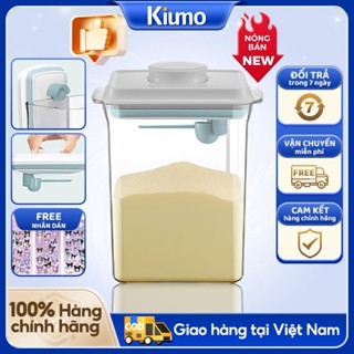 Kiumo【Tặng Sticker Ankou 1700ML/2300ML Hộp Đựng Sữa Bột Chống Ẩm Hộp Trữ Sữa Cho Bé Hút Chân Không