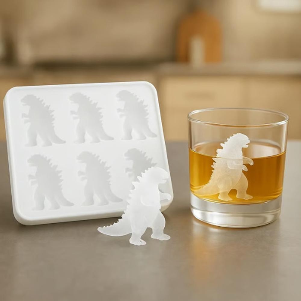 Sáng Tạo Godzilla Ice Mold Khủng Long Quái Vật Godzilla Ice Mold Tool Party Food Making Tool