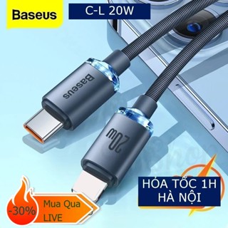 Dây sạc nhanh baseus 20w, cáp type C to 20W, sạc 30 phút đầy 50% pin
