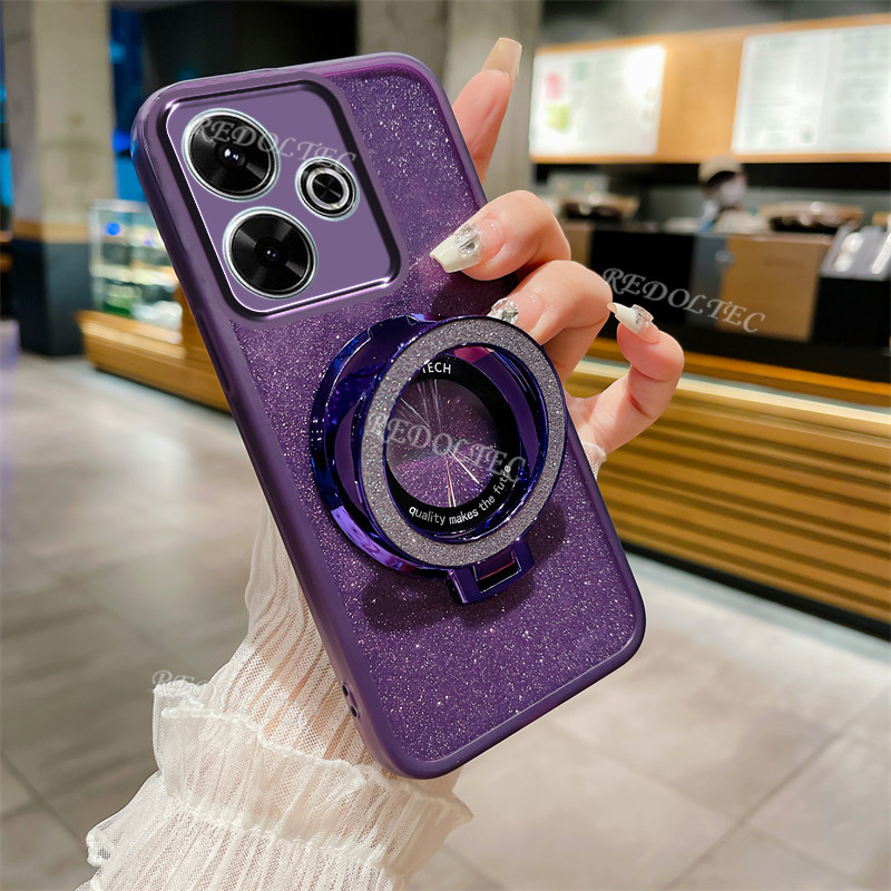 2025 Thiết Kế Mới Trong Suốt Lấp Lánh Ốp Lưng Cho Redmi 13X Xiaomi Redmi 13 X Redmi13X Gradient Blin