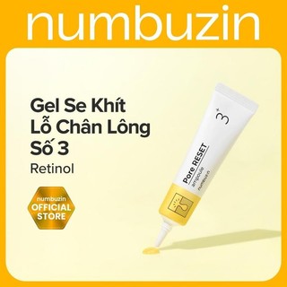 Numbuzin No.3 Gel hỗ trợ se khít & làm mịn lỗ chân lông ( 25ml )