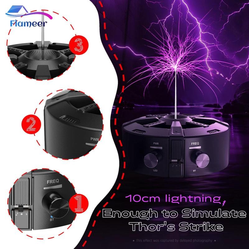 Hộp nhạc cuộn dây Tesla Bộ truyền động không dây ARC Plasma Coil