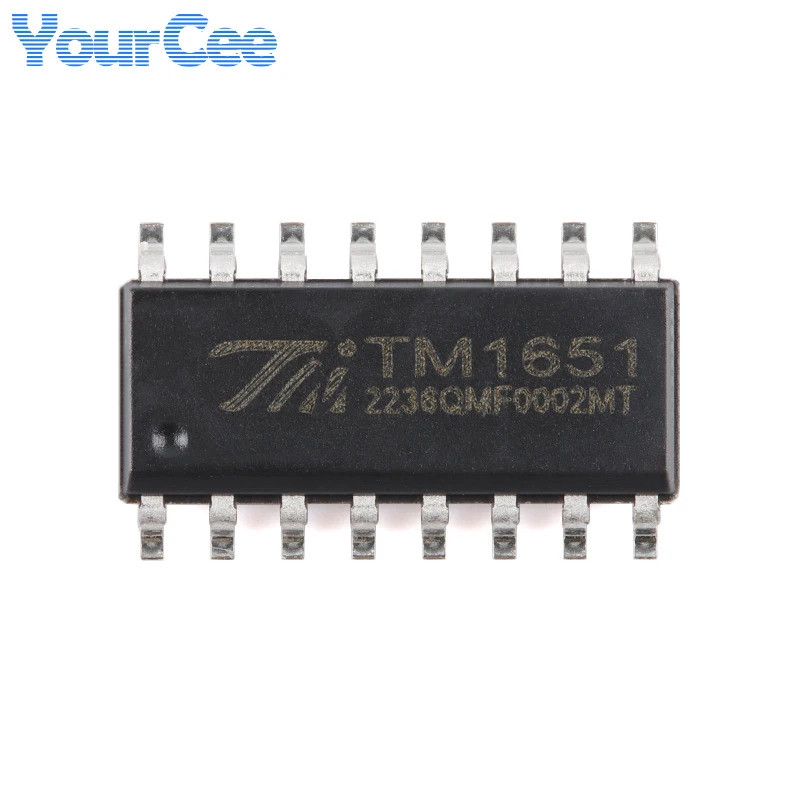 20 chiếc TM TM1651 (TA2007) Phiên bản mới của IC điều khiển trình điều khiển LED với Chip giao diện 