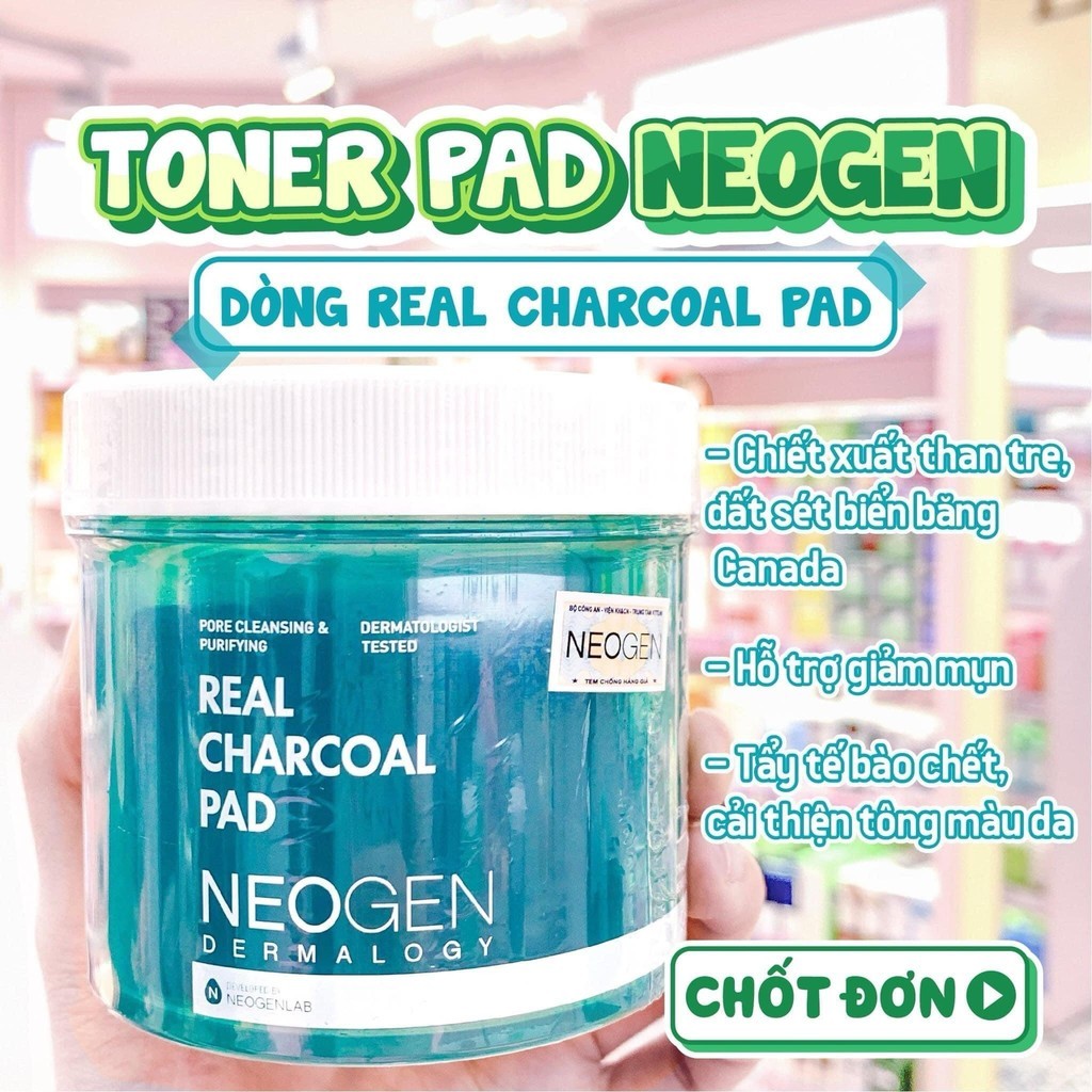 Ảnh 4 của Toner Pad Neogen Dermalogy Tẩy da chết, dưỡng ẩm, phục hồi, thu nhỏ lỗ chân lông