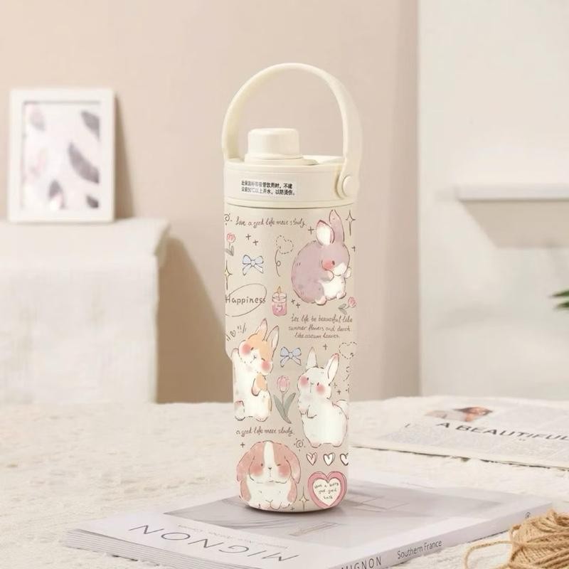 Ly Giữ Nhiệt Simply Lót Gốm Dung Tích 730ml Giữ Lạnh 8 - 10 Tiếng Có Quai Xách