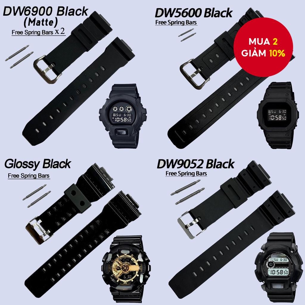 Dây đeo cao su cho dòng G-Shock DW5600-9052: Dây đeo đồng hồ chống sốc chống nước kèm dụng cụ thiết 