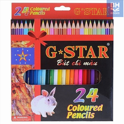 Bút chì màu GSTAR- Hộp đỏ- 12 màu Ngắn/ 12 màu Dài/ 18 Màu/24 Màu [𝗡𝗵𝗮̀ 𝗦𝗮́𝗰𝗵 𝗕𝗮̉𝗼 𝗛𝗮̂𝗻]