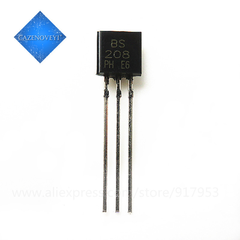 5 mảnh BS250 = BS208 45V 0.23A 0.7W TO-92 chip