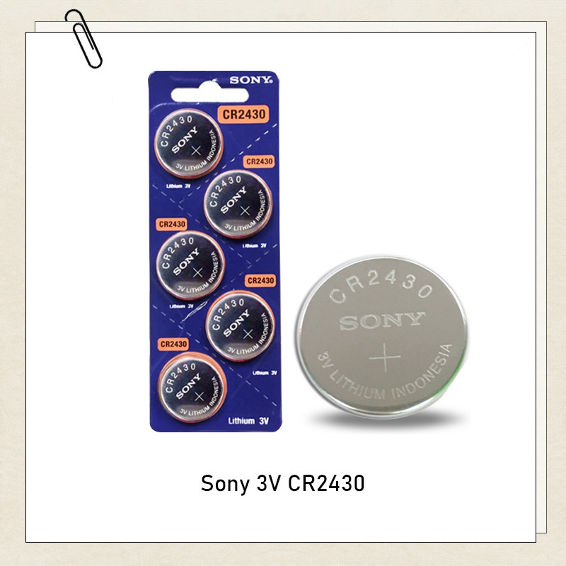 Sony 3V CR2430 CR 2430 DL2430 BR2430 KL2430 Nút Đồng Xu Pin Chất Lượng Cao