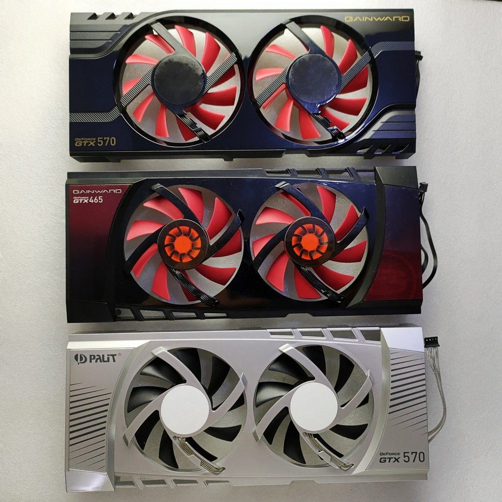 Palit GTX570 GTX560ti 465 Card đồ họa Vỏ quạt làm mát tích hợp PLA08015S12HH