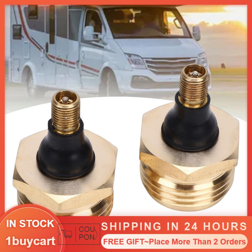 1buycart1 OVAQUIXI RV Blow Out Plug Air Van Brass Blowout Adaptor cho xe kéo và người cắm trại