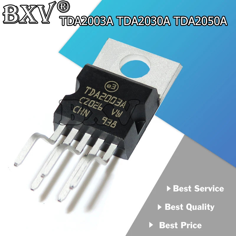 10 Cái / lốc TDA2003 TDA2003A TO-220 Khuếch Đại Chip Cung Cấp Đơn TDA2003 TDA2030 TDA2050 Mới Và Chí