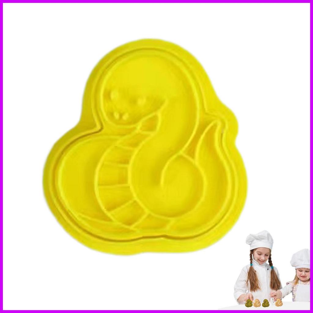 Con Rắn Cookie Tem Cookie Shaper Cookie Tem Cookie Đêm Giao Thừa 2025 Cắt Cookie & Tem Ngày Lễ Cắt C