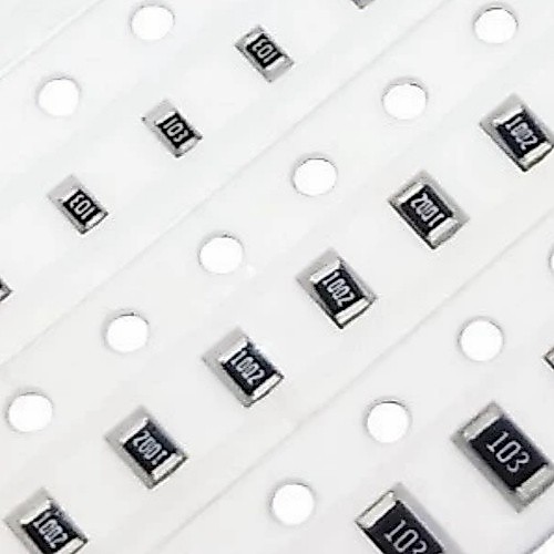 100PCS chip resistor 0603 SMD 1% 1/10W 0R 1K 28.7K 4.7K 100K 51K 10K 6.8K 31.6K 301R 61.9R 470K 4.7k