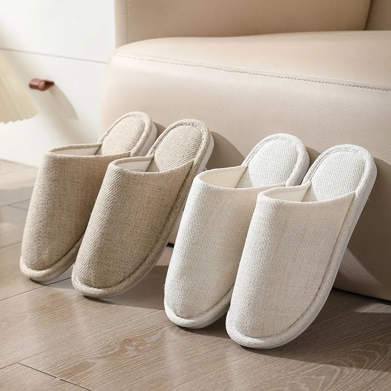 [Dép vải lanh Muji đa phong cách] Phong cách Hồng Kông Phong cách Nhật Bản Phiên bản Hàn Quốc ins Dé