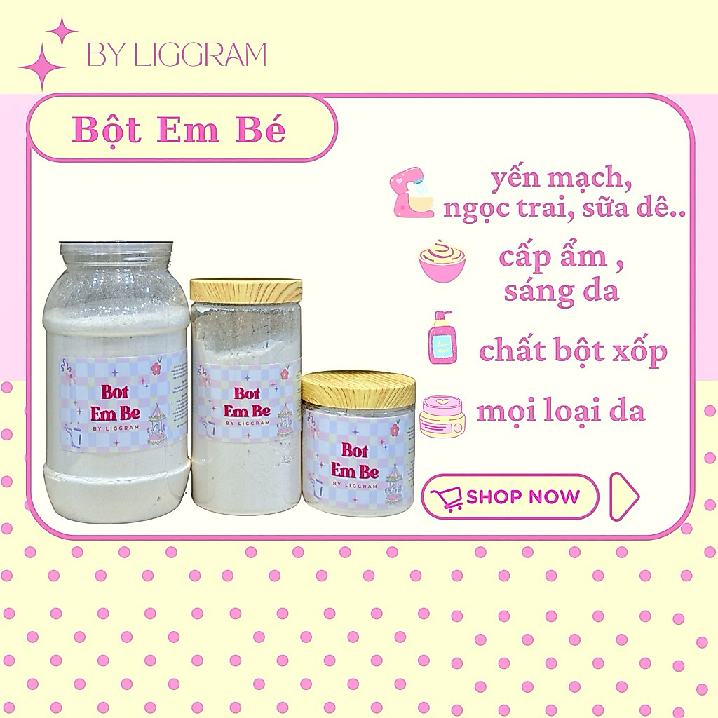 Bột Em Bé - Bột dưỡng da By Liggram