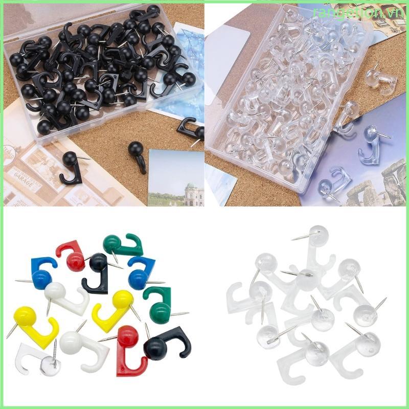 RAN 30 50 Chiếc Đẩy Pin Hình Móc Nút Chai Ban Móc Cho Bảng Bản Tin Lịch