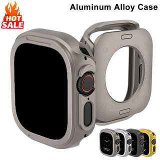 Ốp Kim Loại Hợp Kim Nhôm + Ốp điện thoại PC Tương Thích Cho Apple Watch Series 11 / 10 46mm 42mm Ultra 3 / 2 / 1 49mm 45mm 44mm Series 9 8 7 6 5 4 SE2 SE3