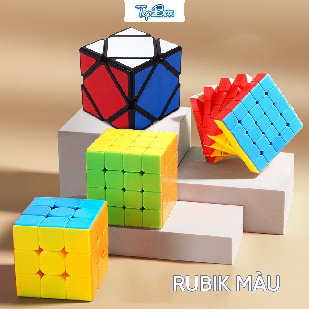 Rubic đồ chơi trí tuệ rubik 6 mặt 3x3, 5x5 giúp kích thích tư duy phán đoán cho trẻ sớm